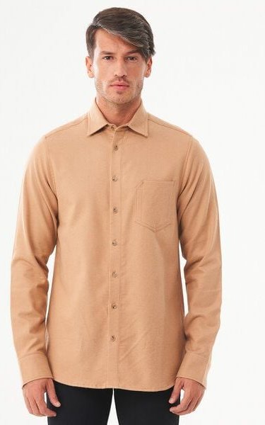 ORGANICATION Brushed Twill Hemd aus Bio-Baumwolle