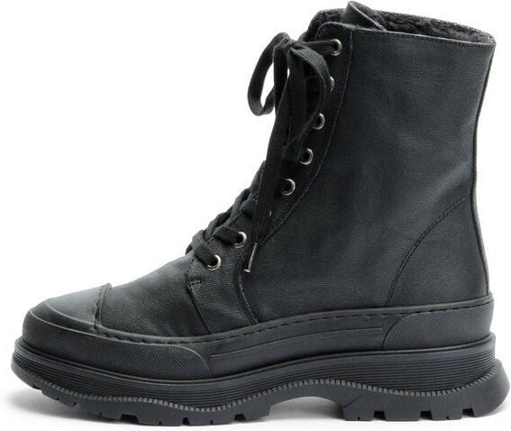 Grand Step Shoes - Nelly Black gefüttert, vegane Stiefel