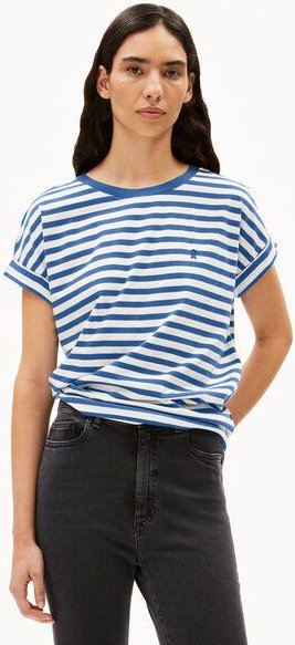 Thumbnail - ARMEDANGELS IDAARA STRIPES Damen T-Shirt aus Bio-Baumwolle