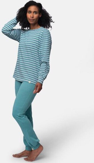 greenjama Damen Langarm-Shirt Ringel, GOTS-zertifiziert