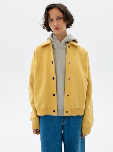 thinking mu Maisie Sweatjacke mit Druckknöpfen