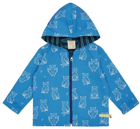 loud + proud Babys & Kinder Wasserabweisende Jacke mit Druck, GOTS-zertifiziert