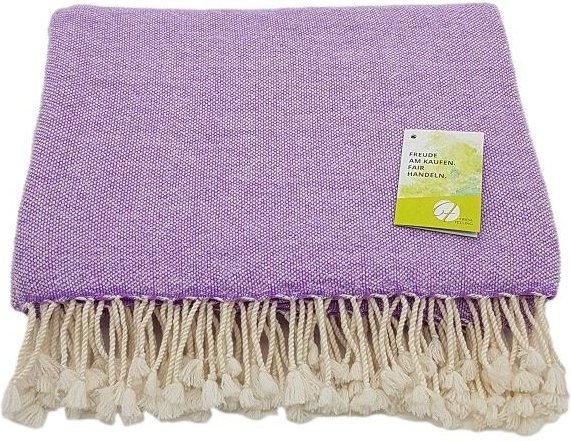 Frida Feeling Decke (100% Wolle) im Pfeffer & Salz Muster