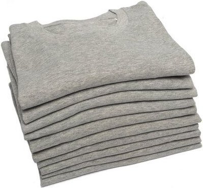 glore Basics T-Shirt mit Rundhalsausschnitt - Lukii 10er-Pack - aus Bio-Baumwolle
