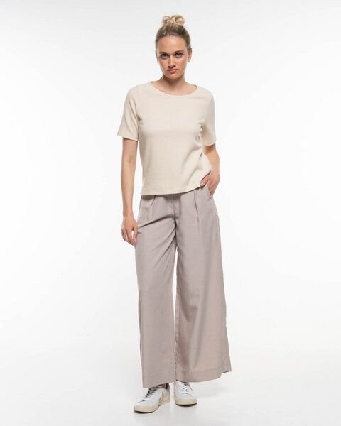 Alma & Lovis Edles Glitzer-Shirt in Waffelpiqué aus Organic Cotton | Pearl Shirt