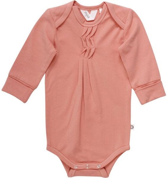 Langarm Baby Body | Ruffles | Bio Baumwolle GOTS zertifiziert | Müsli by Green Cotton