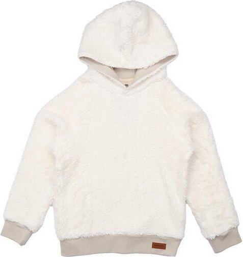 Kinder Hoodie GOTS zertifiziert, beige, Bio-Baumwolle, weich & gemütlich, Kapuze – Walkiddy