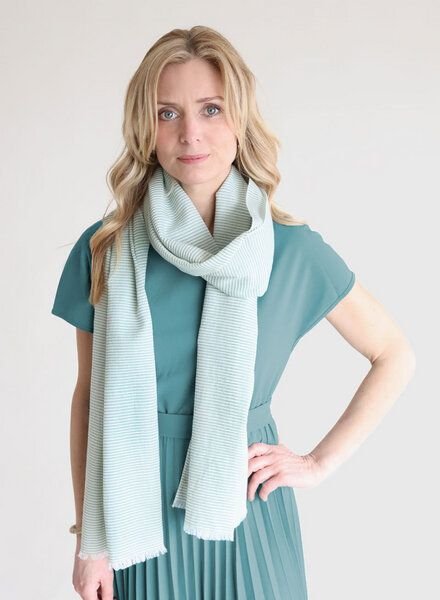 Djian Schal aus 100% Bio-Baumwolle – FINE STRIPES