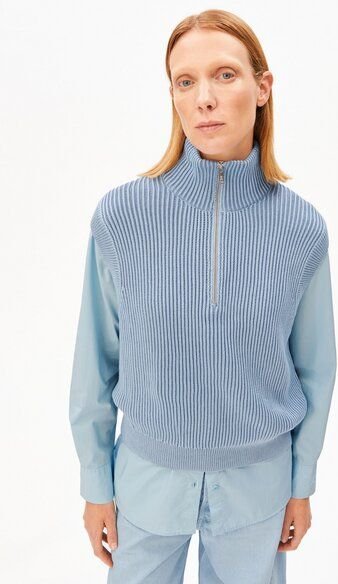 Thumbnail - ARMEDANGELS VANISÉ KNIT Damen Pullunder aus Bio-Baumwolle