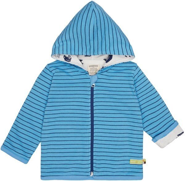 loud + proud Babys & Kinder Wendejacke mit Kapuze, GOTS-zertifiziert