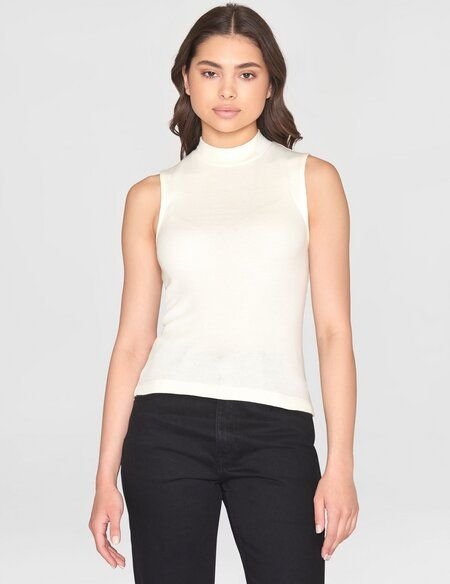 Thumbnail - KnowledgeCotton Apparel Ripptop - High neck rib top - aus Bio-Baumwolle