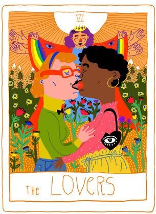 Photocircle Poster / Leinwandbild - The Lovers