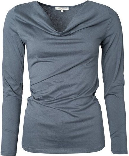 Alma & Lovis Langarmshirt mit Wasserfallausschnitt | Cascade Shirt