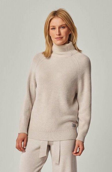 YOU LOOK PERFECT 100% Merino Rollkragenpullover "Eve"