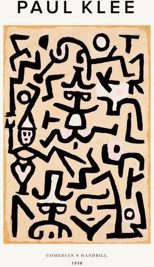 Photocircle Poster / Leinwandbild - Paul Klee Comedians Handbill