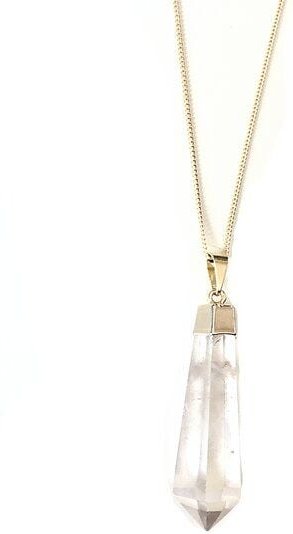 Bergkristall Pendel Halskette von Crystal and Sage