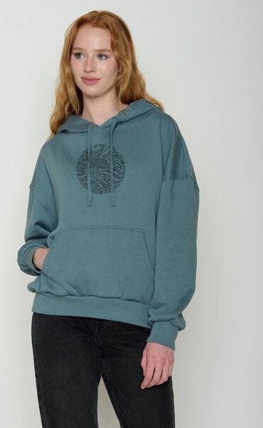 GREENBOMB Whale Action Mello - Lässiger Hoodie aus Bio-Baumwolle / hochwertiger Print / GOTS / Fair & Vegan