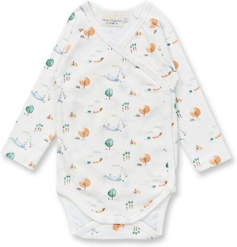 Sense Organics & friends in cooperation with GARY MASH Baby Wickelbody mit Alloverdruck aus Biobaumwolle