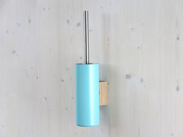werkvoll by Lena Peter Recycling Wandhalter WC-Bürste FIRE mit Edelstahlgriff
