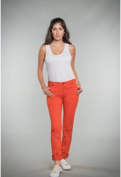 Feuervogl Svenja SlimFit | Medium Waist | Sommerbaumwolle