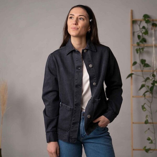 Vresh Clothing Valerie - Jeans Jacke aus Biobaumwolle