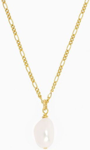 Paeoni Colors Halskette mit Perlenanhänger aus 18k Gold Vermeil & Süßwasserperle