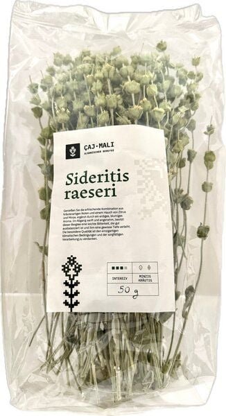 Griechischer Bergtee aus Albanien - Caj Mali - Sideritis Raeseri - ganzer Stängel