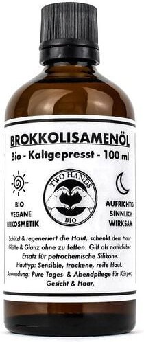 Two Hands BIO Brokkolisamenöl - Bio - Vegan - Kaltgepresst - 100 ml