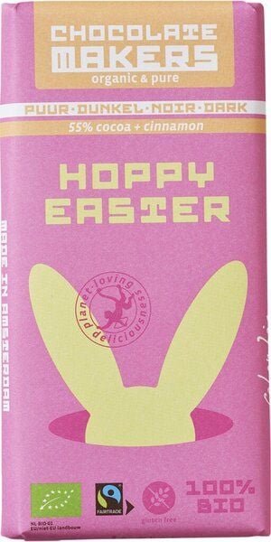 El Puente Zartbitterschokolade "Hoppy Easter" mit Zimt