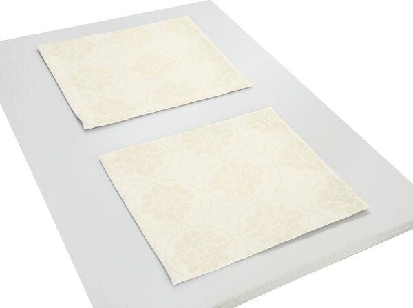 Nature by Adam Tischset 2er Pack aus 100% Bio-Baumwolle - Made in Germany - Romantic Puligny