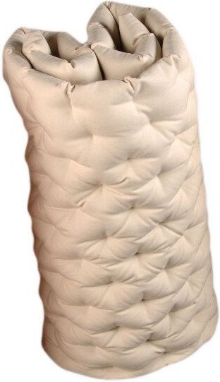 Speltex Farbige Punktstepp Liegematten mit Dinkelspelzen 200 x 70 x 3 cm