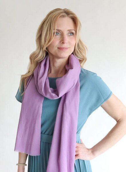 Djian Weicher Schal aus 100% Bio-Baumwolle – Basic