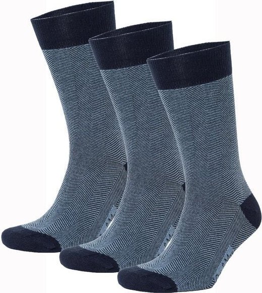 Thumbnail - Opi and Max 3 Paar Herringbone Herren Socken aus Bio-Baumwolle (90% GOTS-zertifiziert) Opi & Max