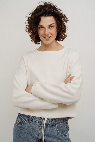 Kultgut Biofair- Kuscheliger Cropsweater / AMY