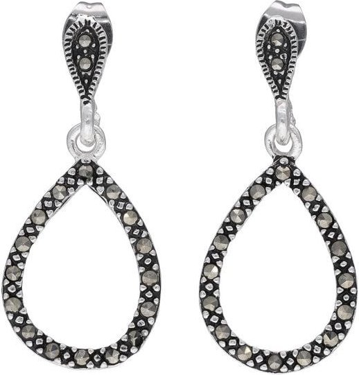 pakilia Silber Ohrringe Regentropfen Fair-Trade und handmade