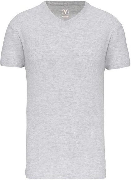 YTWOO Basic Herren T-Shirt mit V-Ausschnitt aus Bio-Baumwolle