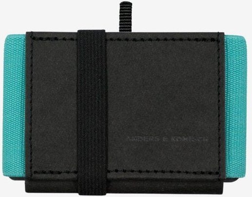 ANDERS & KOMISCH MINI PRO Wallet Schwarz – Kleiner Geldbeutel mit Münzfach - bequemer Kartenzugriff