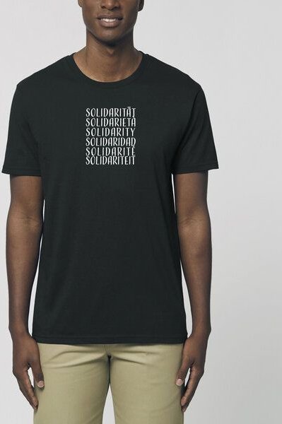 Human Family Bio Unisex Rundhals T-Shirt "Swing - Solidarity" in 5 Farben