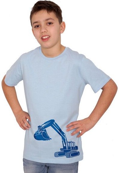 HANDGEDRUCKT "Bagger" Unisex Kinder T-Shirt