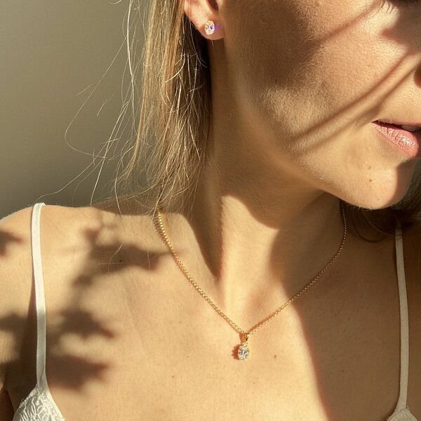 MOANINA Kette Milano - 925 Silber/18k Gold Vermeil - 3 Längen