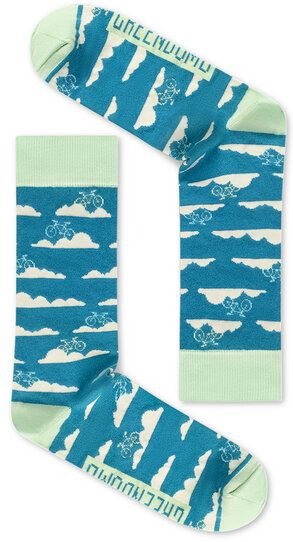 GREENBOMB Clouds Socks - Lässige Socken aus Bio-Baumwoll Mix / hochwertiger Print / Fair & Vegan