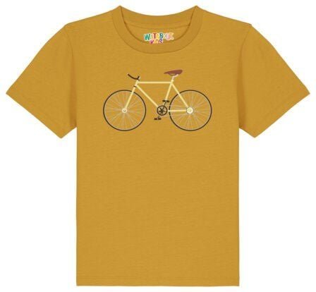 watabout.kids T-Shirt Kinder Yellow Bike
