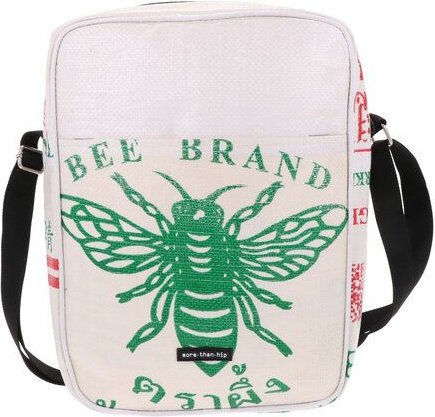 MoreThanHip Unisex Umhängetasche aus recycelten Zement- oder Tierfuttersäcken - Kosal