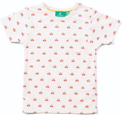 Little Green Radicals Kinder T-Shirt aus Bio-Baumwolle – Kirschen