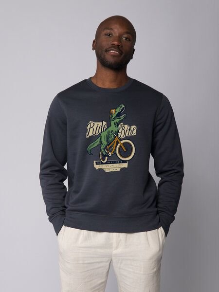 watapparel Sweatshirt Unisex T-Rex Fahrrad