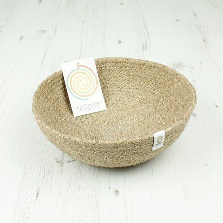 Jute Schale Natur von reSpiin in 2 Größen