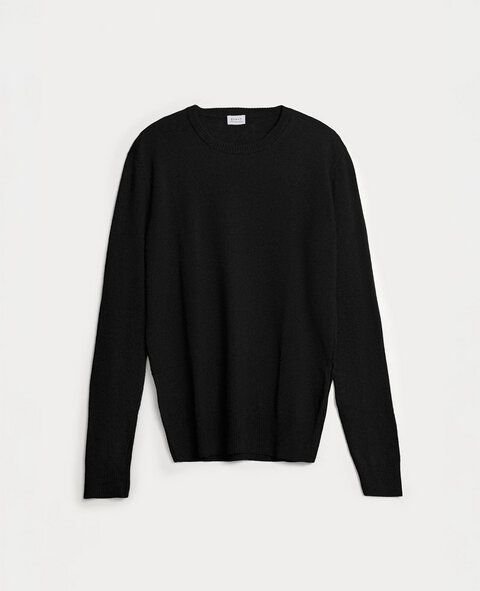 SANVT Der Merino Pullover - Schwarz