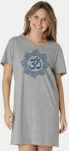 Peaces.bio - handbedruckte Biomode Longshirt Classic Om Damen