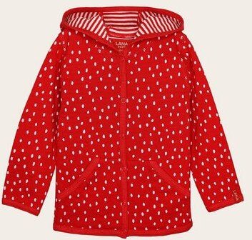 LANA Organic Wende-Kapuzenjacke, Modell Momo