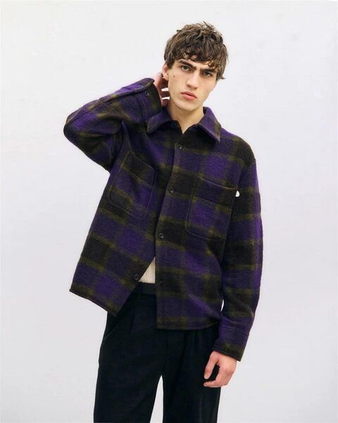 Rotholz Unisex Overshirt Relaxed purple